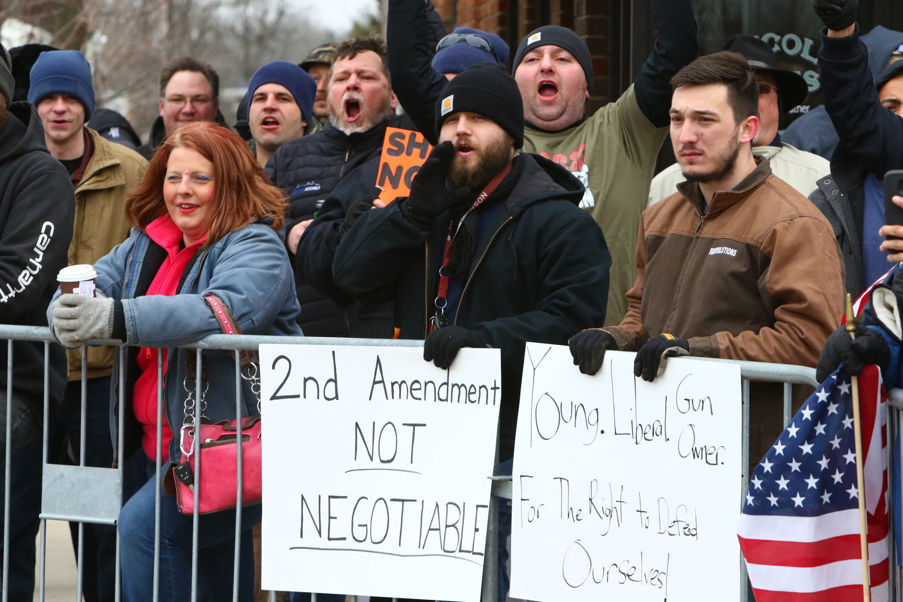 Gallery: March for Our Lives counterprotesters in Valparaiso